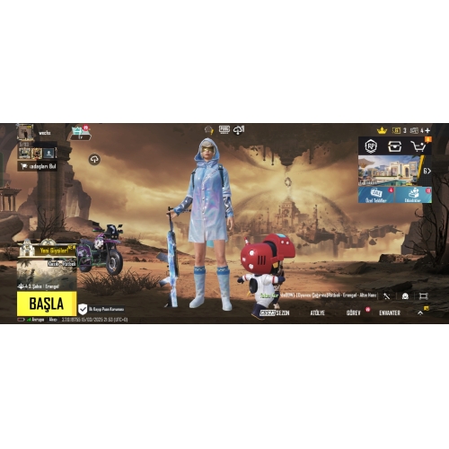  Pubg mobil random hesap