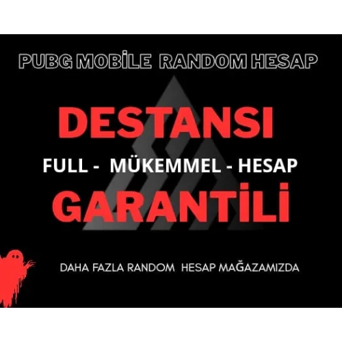  DESTANSI GARANTİLİ HESAP - PUBGM RANDOM