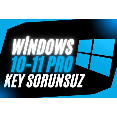  ⭐✅WİNDOWS 1011 PRO KEY + GARANTİ⭐