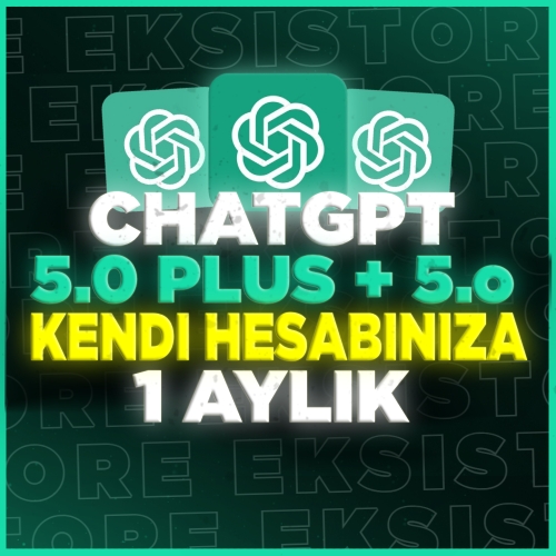  ⭐Kişisel⭐ ChatGPT 5.0 Plus+  Mailinize Tanımlanır