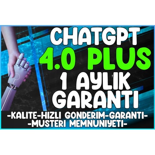  ⭐️ChatGPT 4.0 Plus + GPT-4o + Dalle OtoGaranti