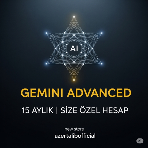  ⭐ Google One AI Premium + 2TB  15 Aylık Gemini Advanced Yükseltmesi  Size Özel Hesap