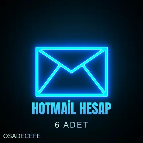  ⭐    6 ADET HOTMAİL HESABI    ⭐