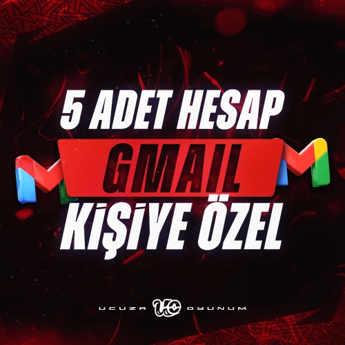  ⚡️ 5 ADET GMAİL TR ⭐ Kalite-Hız-Güven