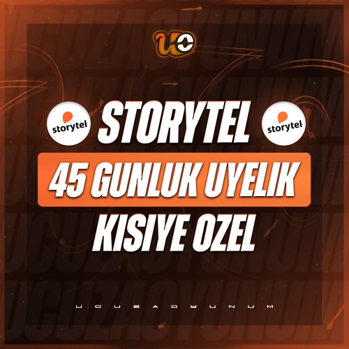  Türkçe - Kişiye Özel 45 Günlük Storytel Üyeliği - 45 Gün