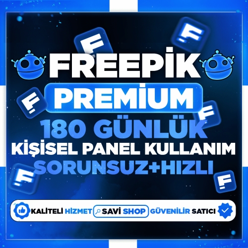  FREEPİK 6 AY Kişisel Kullanım Hızlı Sorunsuz