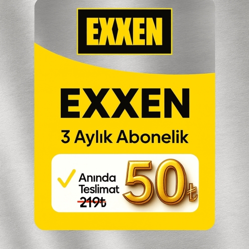 Exxen 3 Aylık Abonelik