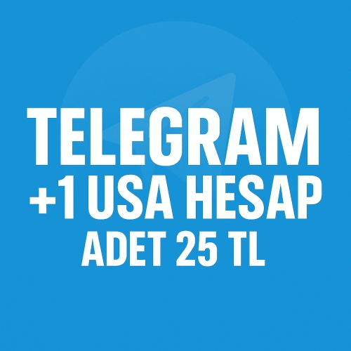  Telegram Hesap +1 USA