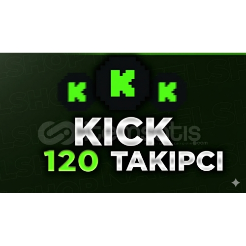  ⭐️GARANTİLİ 120 KİCK TAKİPÇİ  KALİTELİ ⭐️