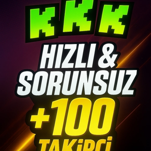  ✨EN UYGUNU  Kick +100 Takipçi FP