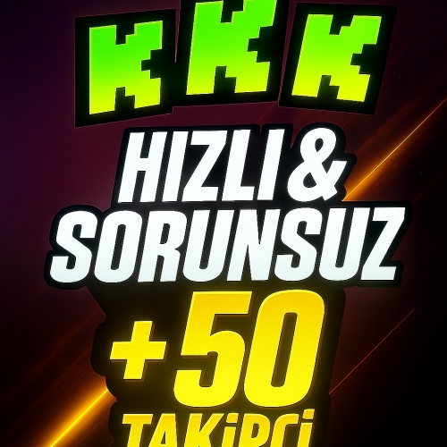  EN UYGUNU Kick +50 Takipçi FP
