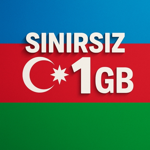 Sınırsız 1 GB Azerbaycan için
