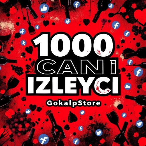  1000 CANLI İZLEYİCİ FACEBOOK