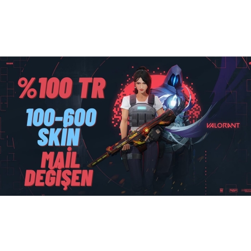  ⭐100-120 TR SKİN MAİL DEĞİŞEN RANDOM HESAP⭐