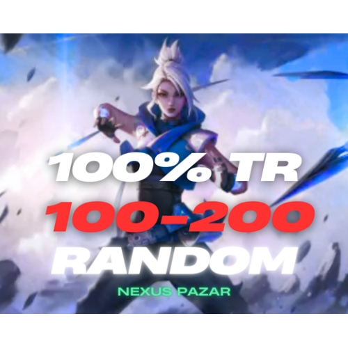  100 TR  100-200 SKIN GARANTILI RANDOM HESAP