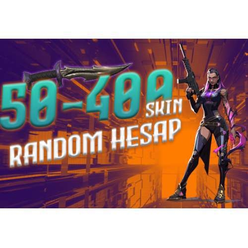  50-400 ARASI GARANTİ SKİN Valorant Random Hesap