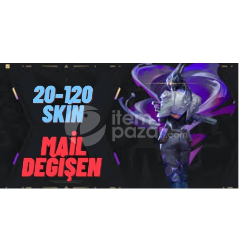  100 20-120 MAİL DEĞİŞEN VİP RANDOM HESAPLAR