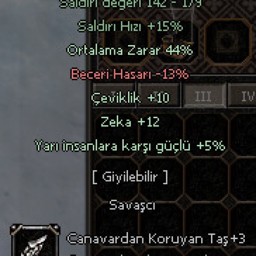  KDP 44 ORT FULL TAŞ +ÇEVİKLİ