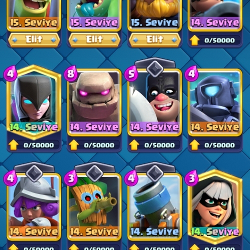  Clash royale 10k kupa Max mezarlık
