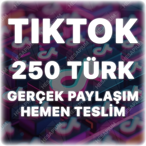  TikTok 250 Organik Türk Paylaşım - Keşfet Etkili