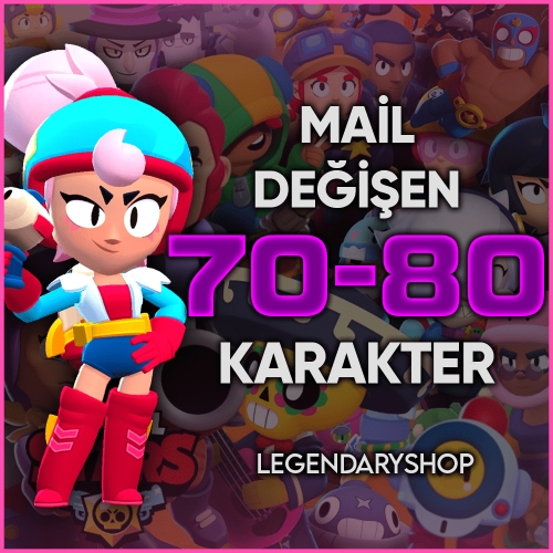  ⭐70-100 Karakter Garanti Mail Değişen⭐