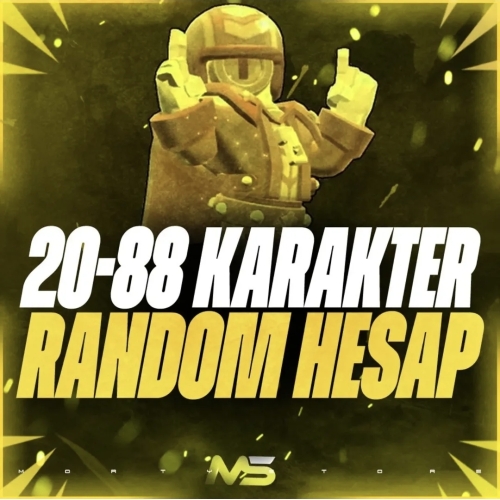  ⭐️  20-88  Karakter Garantili Random Hesap⭐️