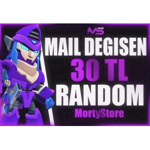  ⭐️Mail Değişen  30Tl  Random Hesap⭐️