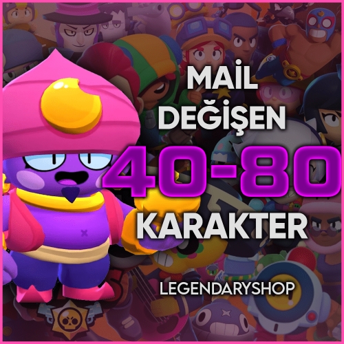  ⭐40-100 Karakter Garanti Mail Değişen⭐
