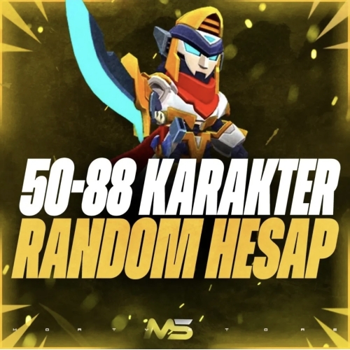  ⭐️  50-88  Karakter Garantili Random Hesap⭐️