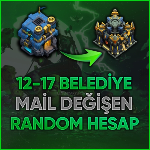  ⭐12-17 SEVİYE BELEDİYE GARANTİLİ MAİL DEĞİŞEN
