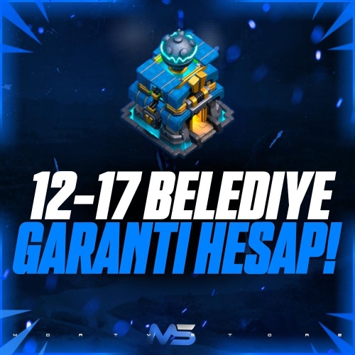  ⭐️ 12-17 Belediye Garantili Random hesap⭐️