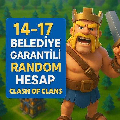  14-17 Belediye Garantili Random hesap
