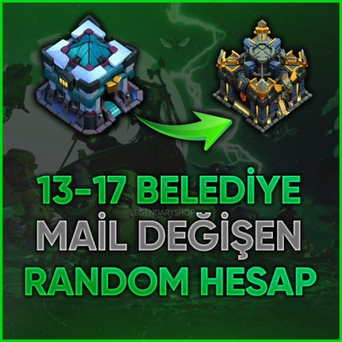  ⭐13-17 SEVİYE BELEDİYE GARANTİLİ MAİL DEĞİŞEN
