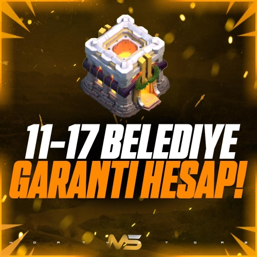  ⭐️ 11-17 Belediye Garantili Random hesap⭐️