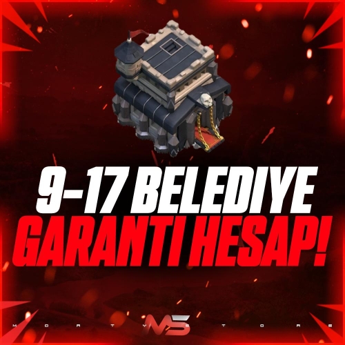 ⭐️ 9-17 Belediye Garantili Random hesap⭐️