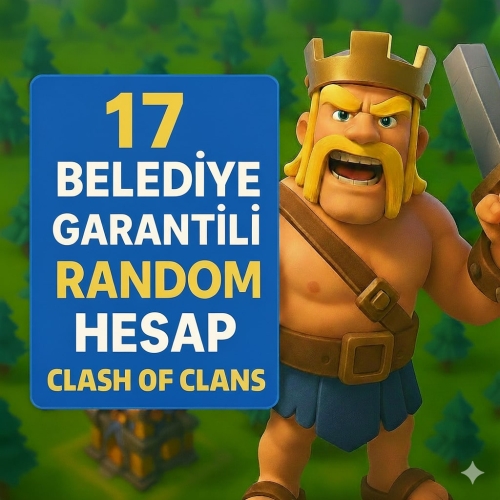  17 Belediye Garantili Random hesap