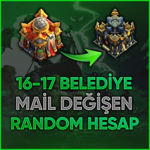  ⭐16-17 SEVİYE BELEDİYE GARANTİLİ MAİL DEĞİŞEN