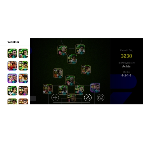  Efotball 1400 mc li hesap