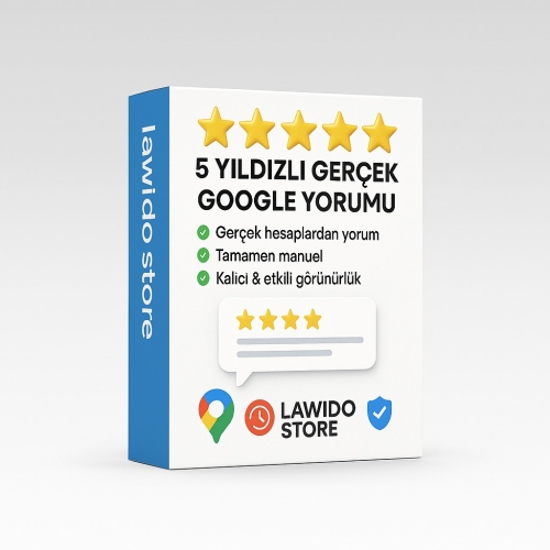  Google Maps 1 Adet 5 Yıldızlı Gerçek Yorum
