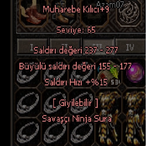  Muharebe Kılıcı +9