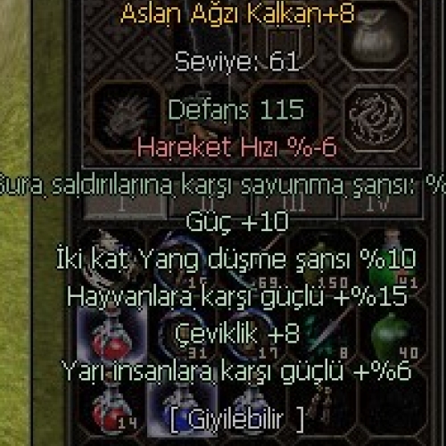  +8 ASLANAĞZI SON FİYATTIR 14:00-04:00 ARASI ANINDA TESLİM