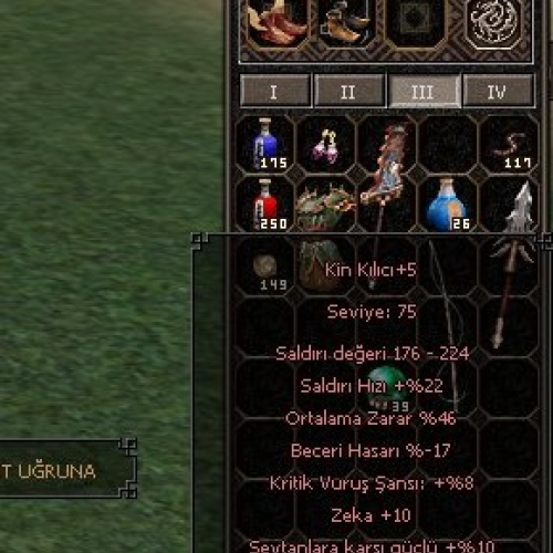  46 ORT KİN KILICI