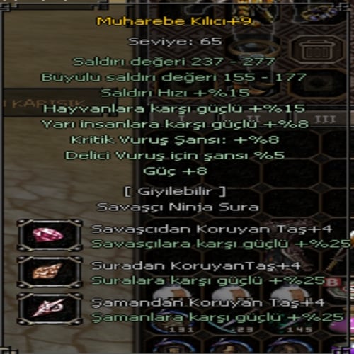  +9 MUHAREBE KILICI FULL EFSUN