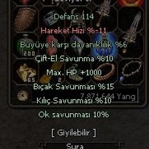  SURA  ZIRH ELİT