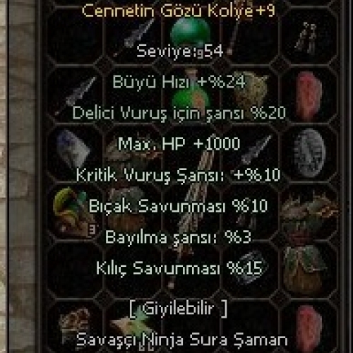  +9 CENNET KOLYE DUZ 12000 TL