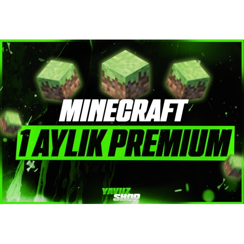  1 Aylık MİNECRAFT PREMİUM Sorunsuz