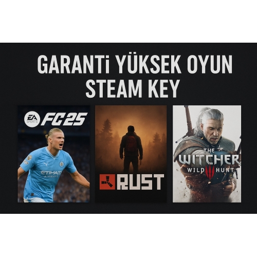  POPÜLER YÜKSEK OYUN GARANTİLİ RANDOM KEY