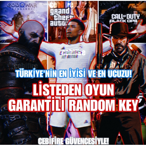  POPÜLER OYUN GARANTİ RANDOM KEY!