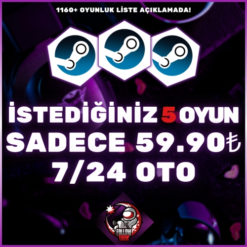  İstediğiniz 5 Oyun - OTO TESLİMAT