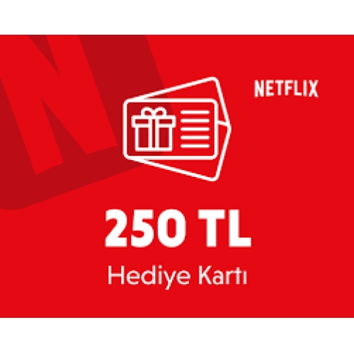  Netflix 250 TL Hediye Kartı
